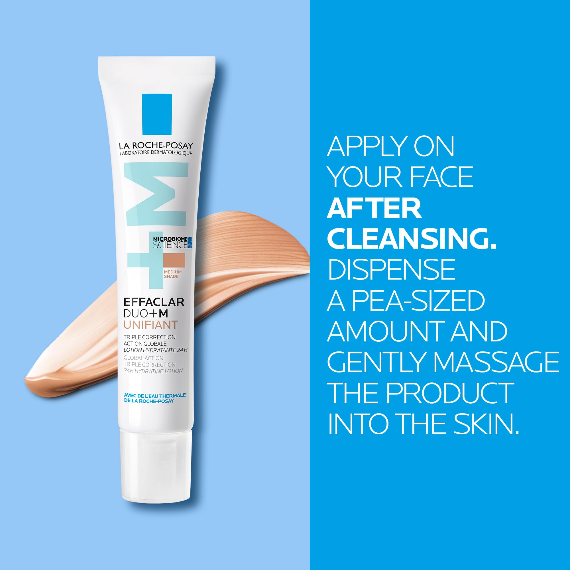 La Roche-Posay Tinted Moisturizer, Effaclar Duo [+] Unifying Tinted Correcting Care for Blemishes and Marks, Suitable for Acne-Prone Skin & Acne Marks, 40ml 🍁 All In One Marketplace Canada