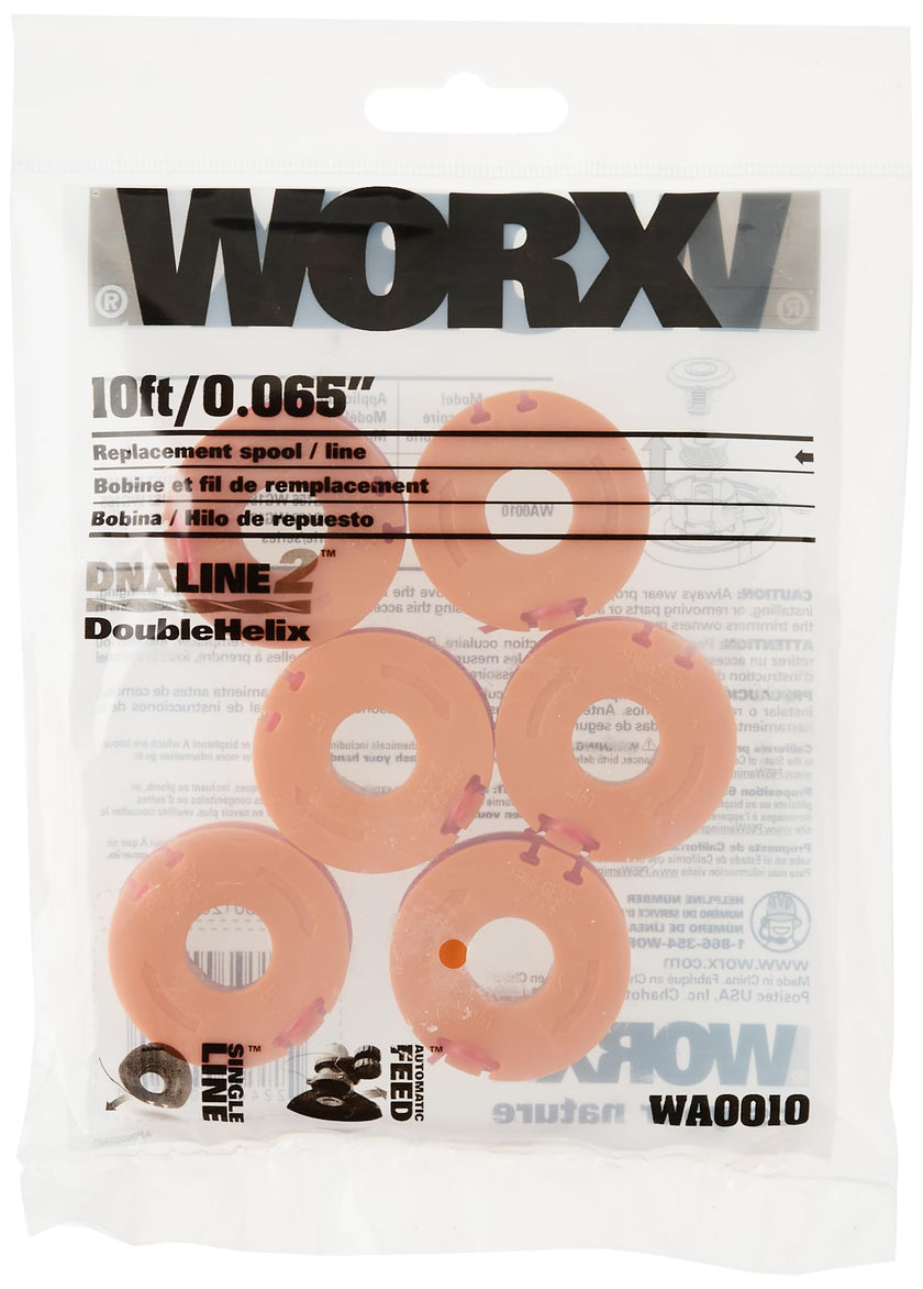 Worx WA0010 6-Pack Grass Trimmer Line for Cordless Series WG150s, 151s, 152, 155s, 165, 166 🍁 All In One Marketplace Canada