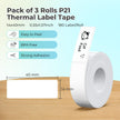 NELKO Genuine P21 Label Tape 14 x 40 mm Label Printing Paper Adhesive Tape Standard Laminated Replacement Multifunctional 180/Roll 3 Rolls 🍁 All In One Marketplace Canada