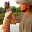 Fish Scale, Dr.meter 110lb/50kg Backlit LCD Display Digital Scale with Built-in Measuring Tape - Electronic Fishing Postal Hanging Hook Scale with 2 AAA Batteries, Pocket Size, Fishing Gifts for Man 🍁 All In One Marketplace Canada