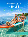 Niphean Inflatable Stand Up Paddle Board with SUP Accessories, 10'6'' All-Round Inflatable SUP, Anti-Slip EVA Deck, Inflatable Paddle Board for Adults & Youth 🍁 All In One Marketplace Canada