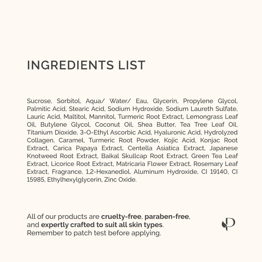 PLANTIFIQUE Turmeric & Kojic Acid Soap for Hyperpigmentation, Lab Tested - 4 Bars with Mesh Net - Face & Body Wash with Hyaluronic Acid, Collagen, Vitamin C - 320g / 11.28 oz 🍁 All In One Marketplace Canada