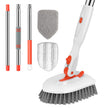 Setsail Floor Scrub Brush, 3-In-1 Tile Tub Floor Scrubber with 52-inch Adjustable Long Handle Shower Cleaner Brush and 3 Detachable Replacement Brush Heads for Cleaning Bathroom Kitchen Walls Tub Tile 🍁 All In One Marketplace Canada