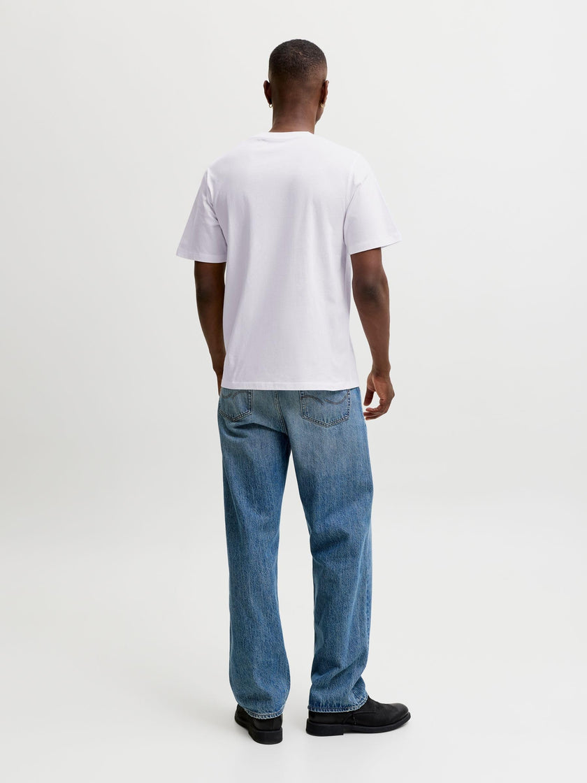 JACK & JONES Men's Regular Fit T-Shirt JJEORGANIC Basic TEE SS O-Neck NOOS White Large 🍁 All In One Marketplace Canada