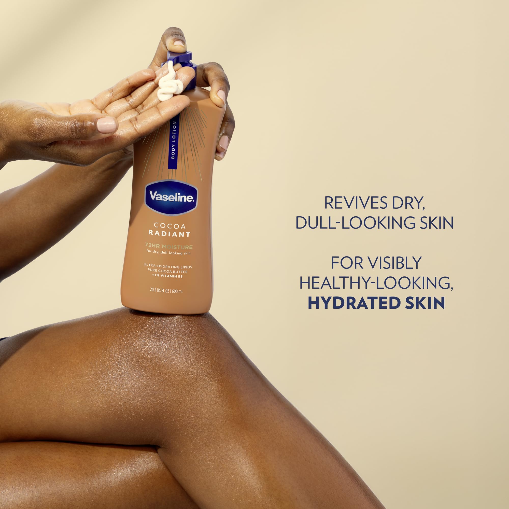 Vaseline Cocoa Radiant Lotion Ultra-Hydrating 72H Moisture, 600mL, 3-Pack 🍁 All In One Marketplace Canada