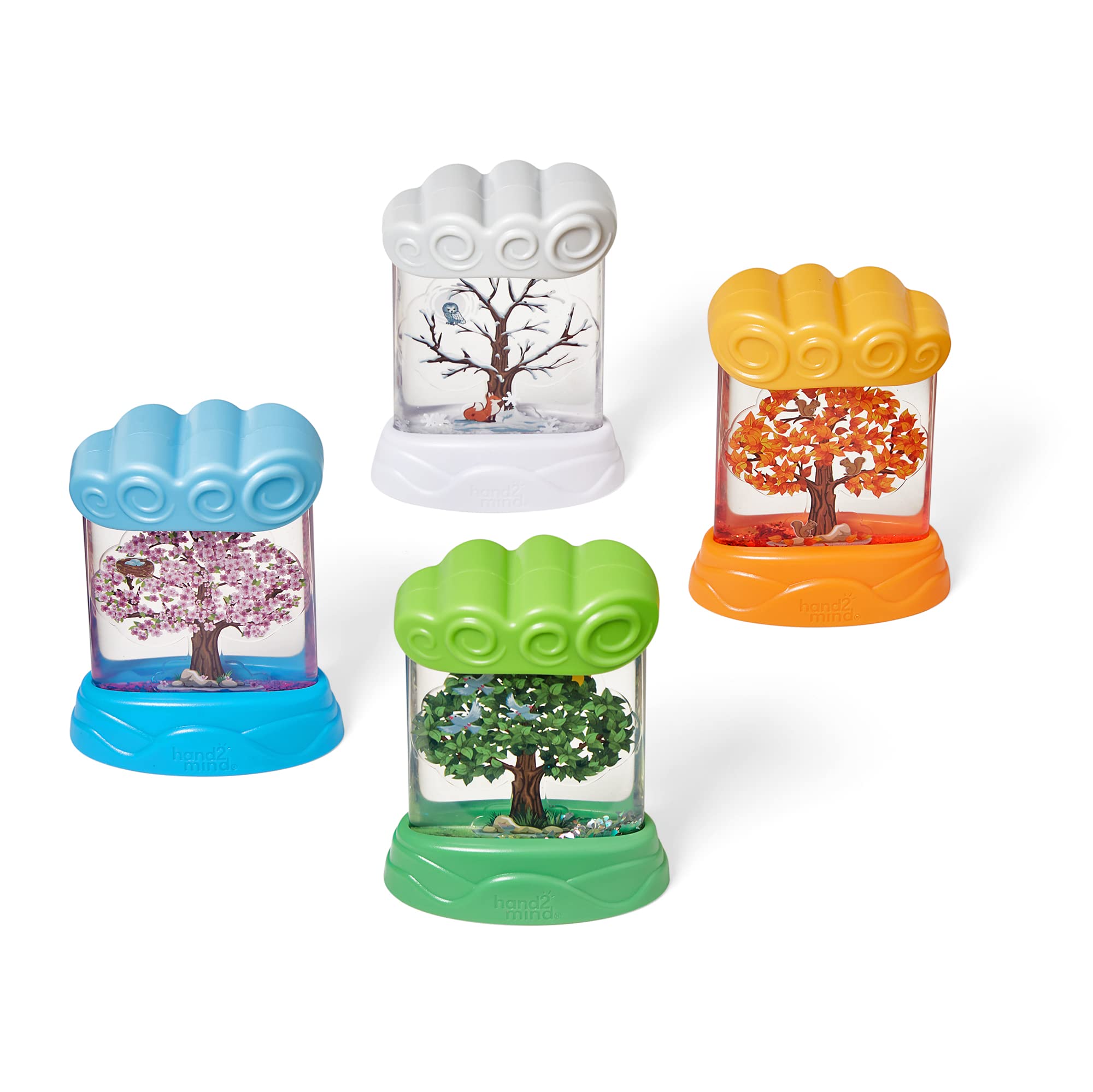 hand2mind Changing Seasons Sensory Tubes, Quiet Fidget Toys for Kids 3-5, Toddler Science Toys, Weather Toys, Calming Toys for Kids, Calm Down Corner Supplies, Preschool Classroom Must Haves 🍁 All In One Marketplace Canada
