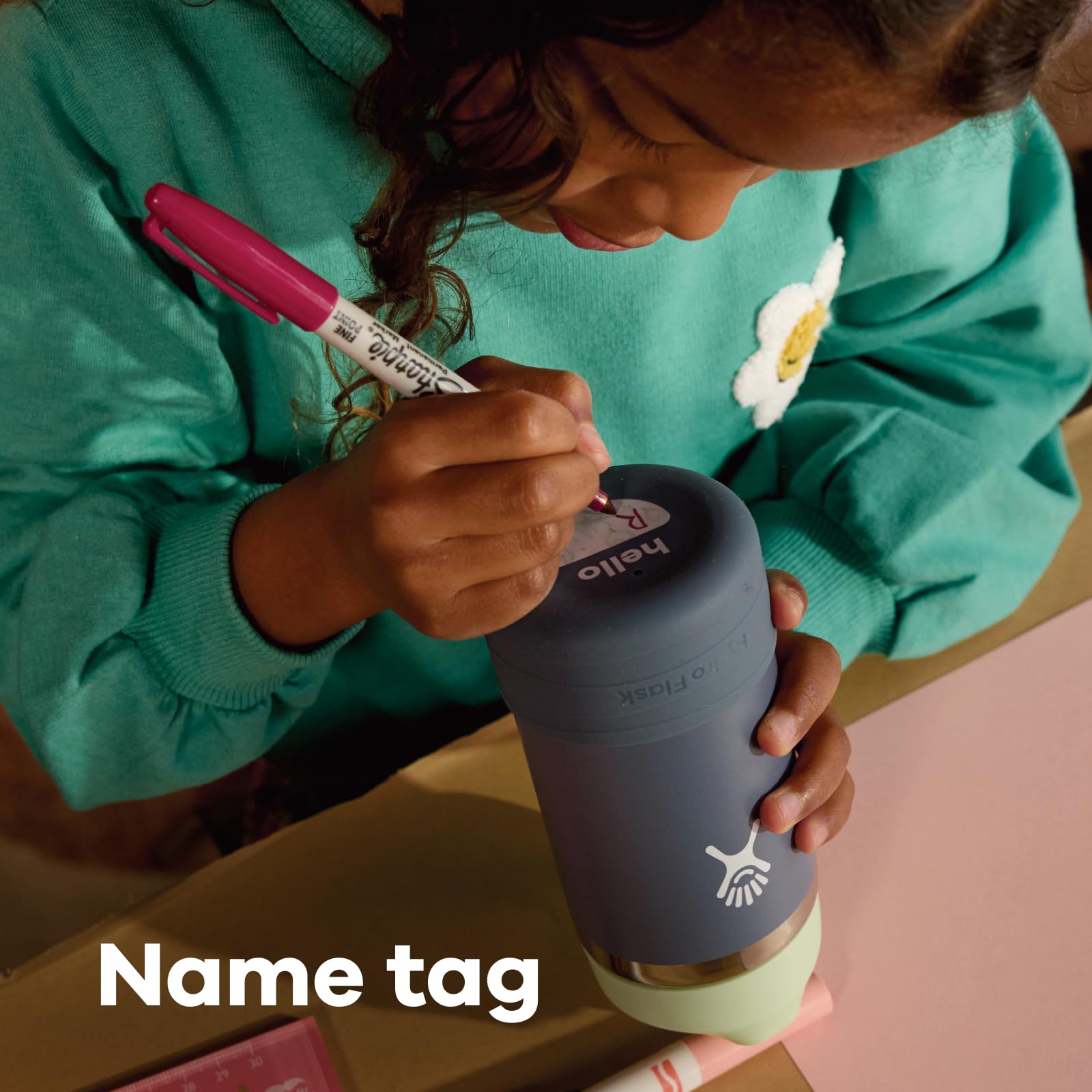 18 Oz Kids Stainless Steel Bottle - Wide Mouth Straw Cap and Boot, Coconut 🍁 All In One Marketplace Canada
