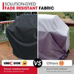 UNICOOK BBQ Cover 55 Inch, Heavy Duty Waterproof Housse BBQ, Special Fade and UV Resistant Outdoor Barbecue Grill Cover, Barbecue Accessories Compatible for Weber Char-Broil Brinkmann and More 🍁 All In One Marketplace Canada