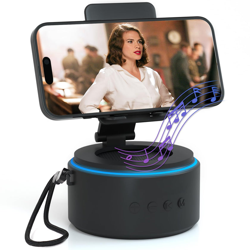 ZAPUVO Gifts for Men Dad, Bluetooth Speaker with Phone Stand, Christmas Anniversary for Men - Birthday Gifts for Him Husband Boyfriend, Wireless Speaker Phone Holder for Home Office Desk Use 🍁 All In One Marketplace Canada