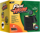 Flexi Hose Expandable Garden Hose, Lightweight & No-Kink Flexible Garden Hose, 3/4 inch Solid Brass Fittings and Double Latex Core, 100 ft Black 🍁 All In One Marketplace Canada