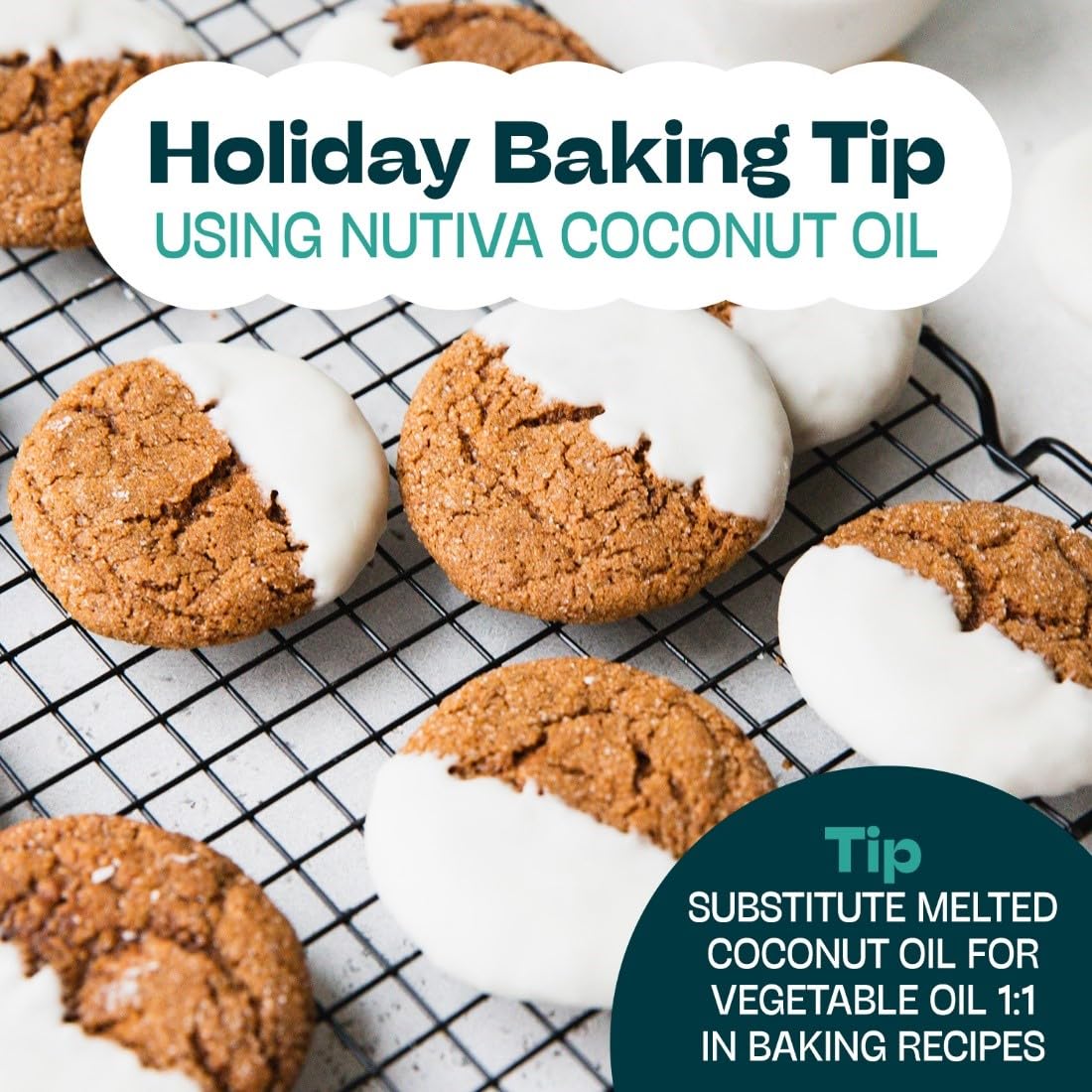 Nutiva Organic Cold-Pressed Virgin Coconut Oil, 1.6 L | Organic, Non-GMO, Fair Trade | Vegan, Keto, Paleo | Fresh Coconut Flavor and Aroma for Cooking & Healthy Skin and Hair 🍁 All In One Marketplace Canada