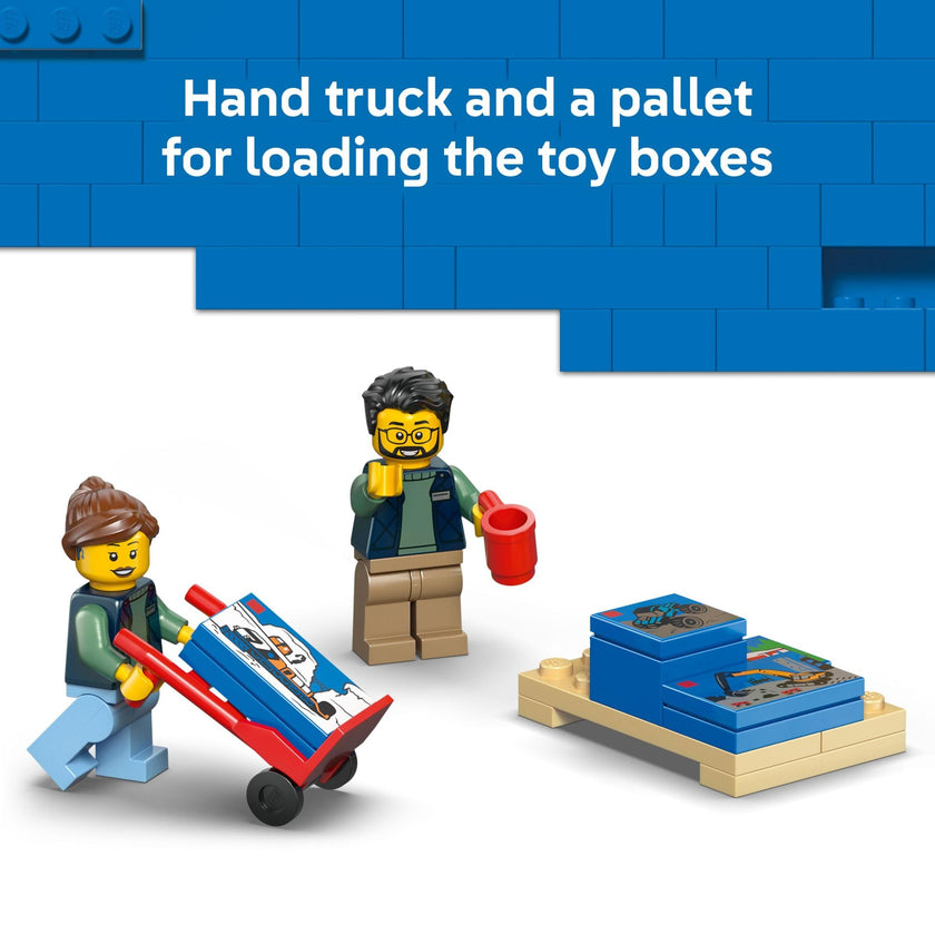 LEGO City: The LEGO Van Building Toy for Kids - Pretend Play Set for Boys & Girls, Ages 6+ - Delivery Van Toy W/2 Minifigures & 4 Mini LEGO Box Elements - Gift Idea for Birthdays - 60500 🍁 All In One Marketplace Canada