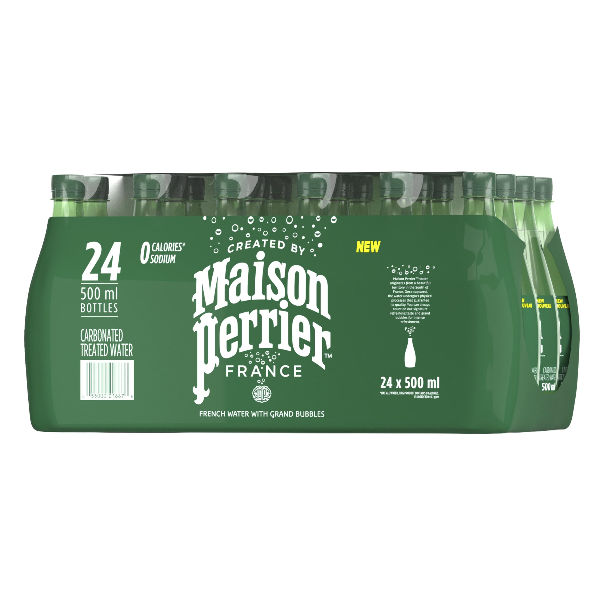 Maison Perrier Unflavoured Carbonated Water, 24 Bottles, 500 ml 🍁 All In One Marketplace Canada