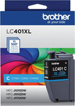 Brother Genuine LC401XLCS High-Yield Cyan Ink Cartridge