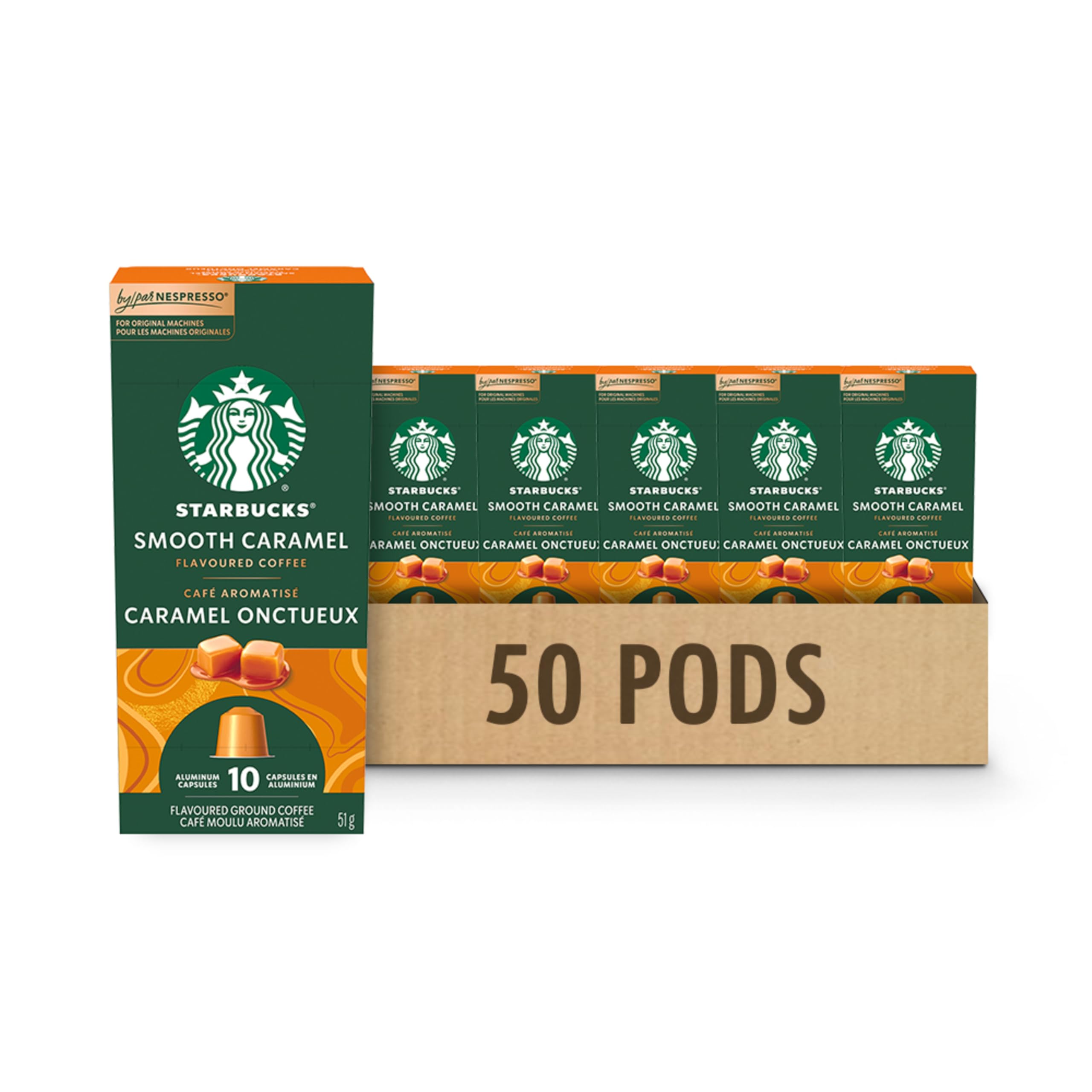 STARBUCKS Smooth Caramel, For NESPRESSO Original, 5 Boxes, 255 g 🍁 All In One Marketplace Canada