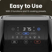 CHEFMAN Multifunctional Digital AirFryer+ Rotisserie,Dehydrator, Convection Oven17 Touch Screen Presets Fry,Roast,Dehydrate, Bake, XL 10L Family Size,Auto Shutoff,Large Easy-View Window Black,10 Quart 🍁 All In One Marketplace Canada