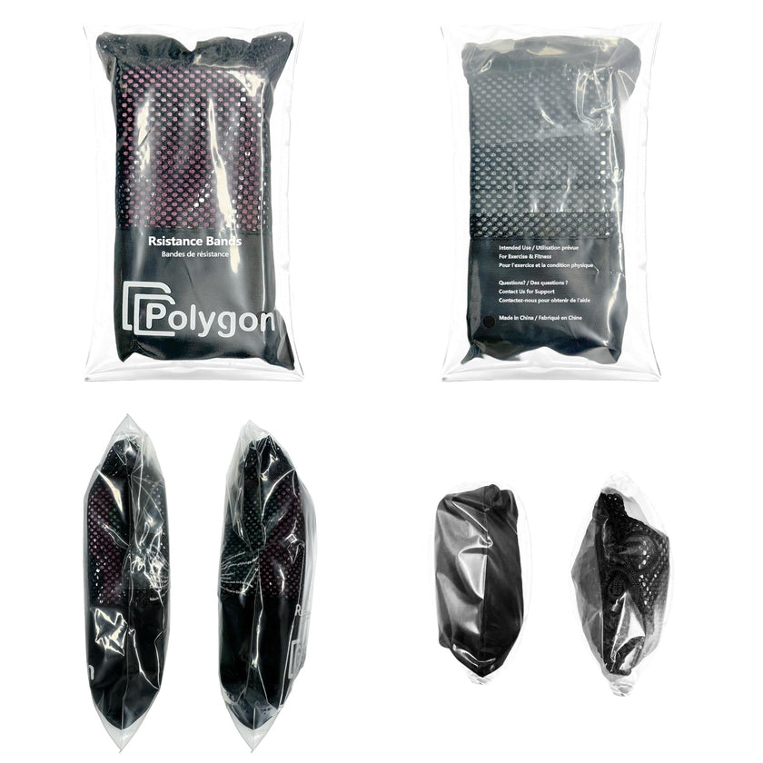 Polygon Resistance Exercise Bands, Polygon Fabric Non Slip Hip Bands for Squats, Legs, Butt, Thigh and Hip Workout, Thick Wide Fitness Loop for Men & Women. Workout Guide Included (Set of 3) 🍁 All In One Marketplace Canada