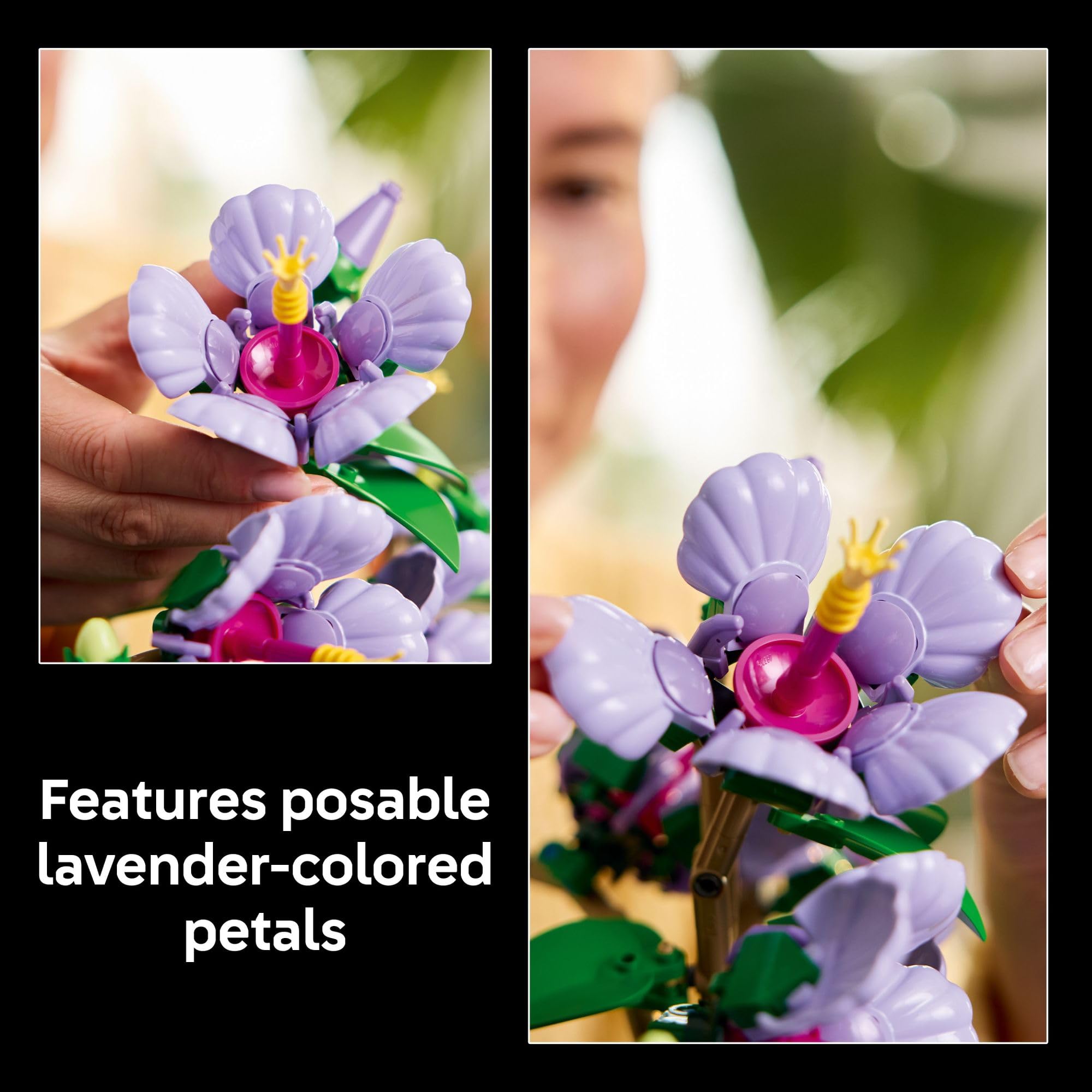 LEGO Botanicals Hibiscus Flower Building Set - Artificial Plant & Flower Building Blocks for Women & Men, Ages 18+ - Home, Office Decor Gift Idea - 10372 🍁 All In One Marketplace Canada