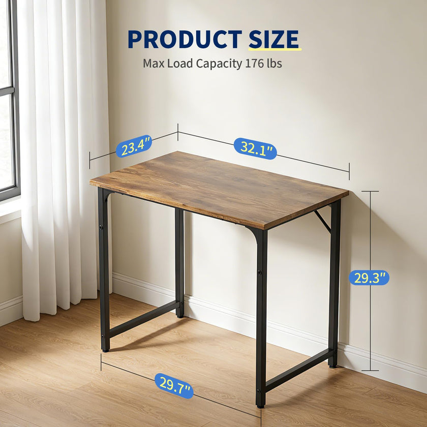 BestOffice Computer Desk,Home Office Desk Writing Study Table Modern Simple Style PC Desk with Metal Frame for Home Office 🍁 All In One Marketplace Canada