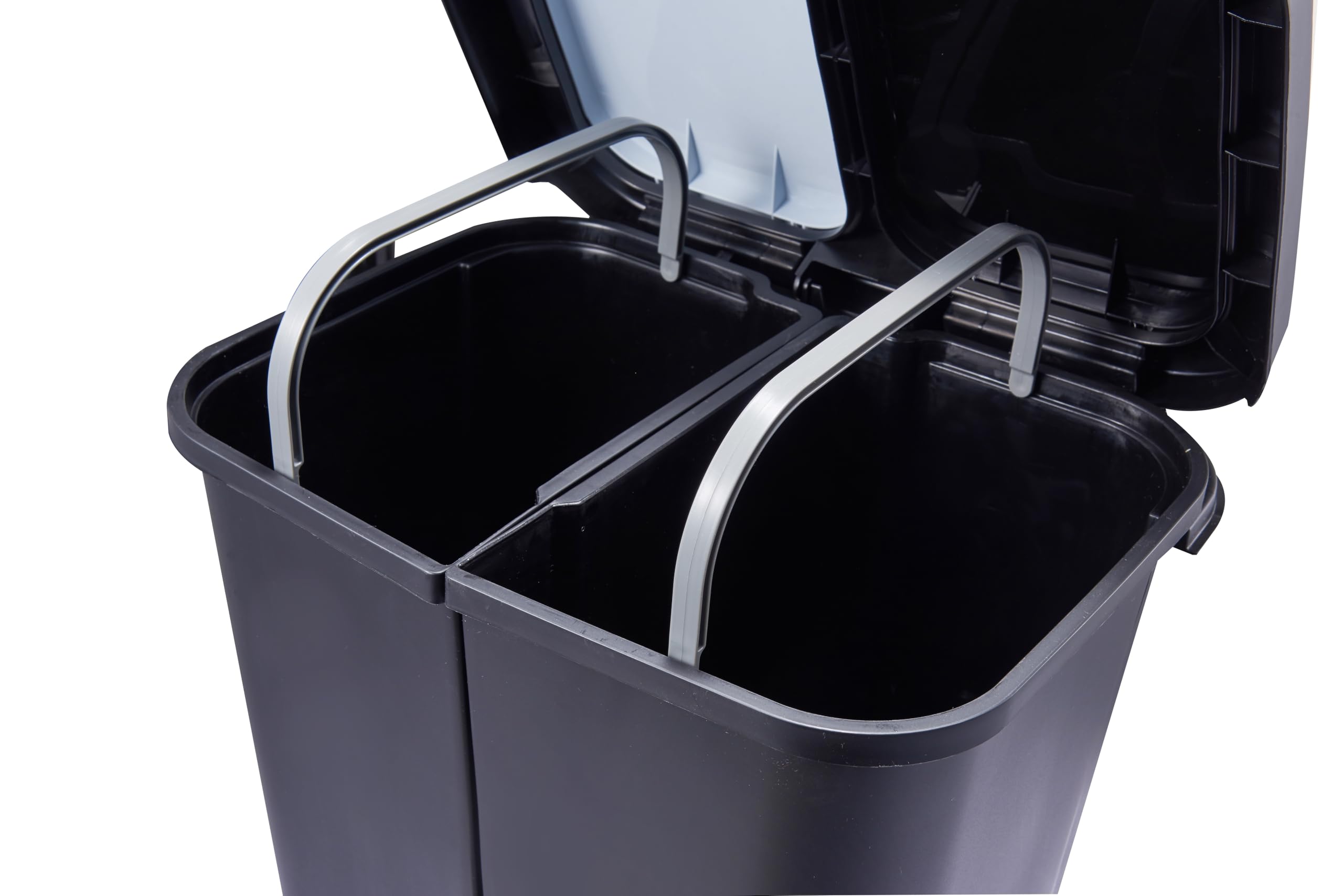 Step N’ Sort 40L Dual Compartment Recycling Bin – Slim Kitchen Waste & Recycling System (2 × 20L) 🍁 All In One Marketplace Canada