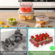 Pure Future 50-Piece Food Storage Containers Set (25-Pack) - Includes 2x JUMBO 2.5L (84oz) & 2x 1.5L Large Bins, Airtight Plastic Meal Prep Lunch Boxes with Lids, Microwave/Freezer Safe, BPA Free 🍁 All In One Marketplace Canada