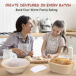 KOACKL Sourdough Bread Starter Kits, Banneton Sourdough Bread Making Tools Kit, Banneton Proofing Basket Making Bread Basket Baking for Baking Dough with Rising Pattern (Round and Oval) 🍁 All In One Marketplace Canada