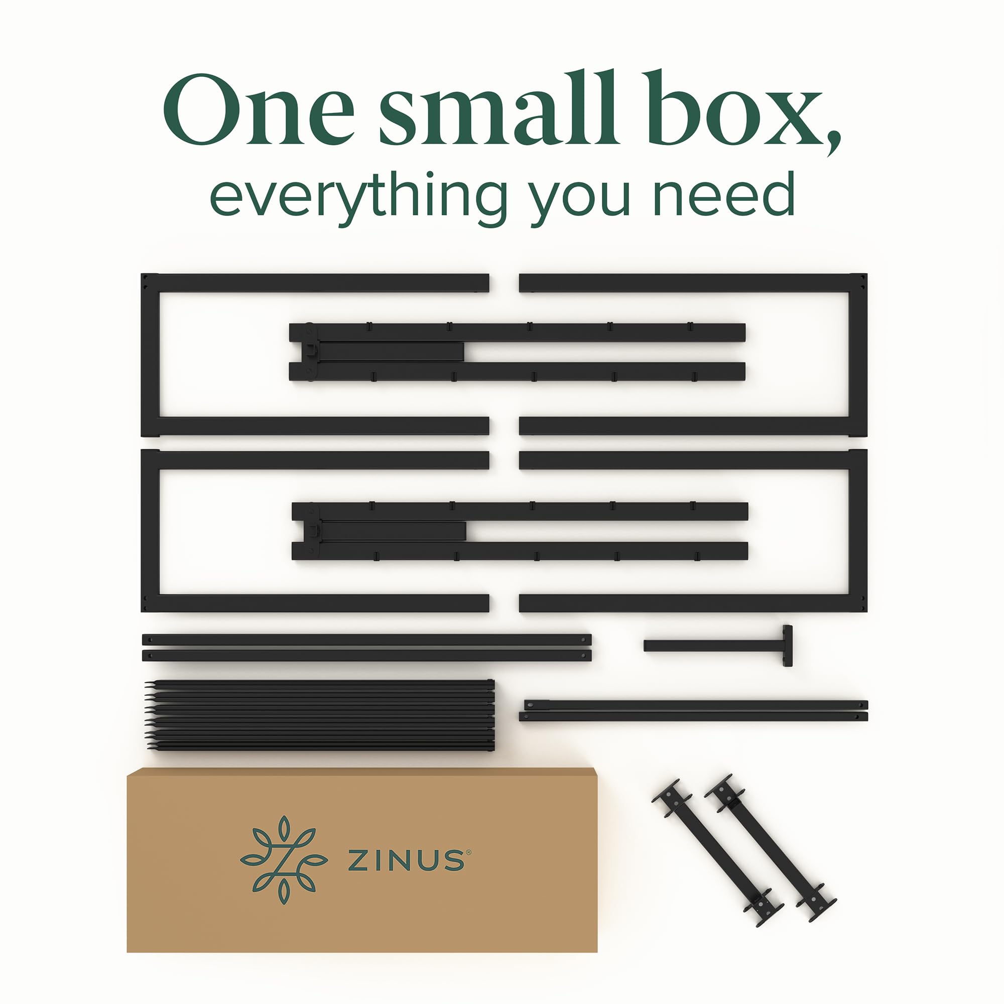 Zinus Full Bed Frame - ABEL 14 inch Metal Bed Frame with Steel Slat Support, No Box Spring Needed, Easy Assembly - Minimalist Platform Bed in a Box with Underbed Storage Space, 5 Year Wrranty, Full 🍁 All In One Marketplace Canada