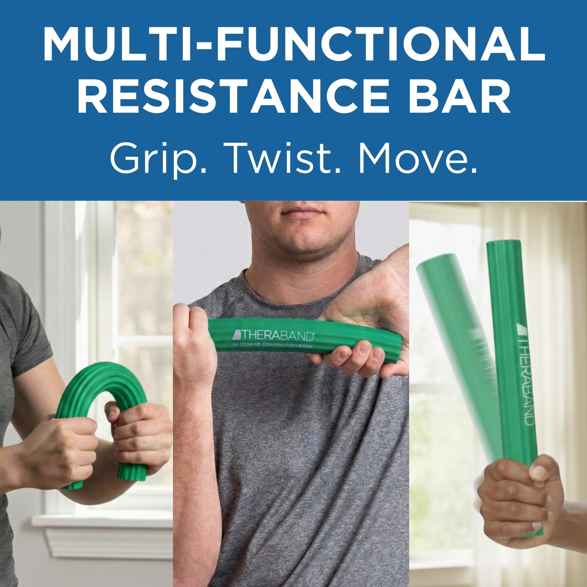 Thera-Band FlexBar, Green 🍁 All In One Marketplace Canada