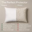 Niagara 4 Pack of Pillow Protectors with Zipper, Effective Dust Protection, Quiet, Stay in Place Pillow Covers, Breathable Case for Pillow Lifespan Extension, White (Standard) 🍁 All In One Marketplace Canada