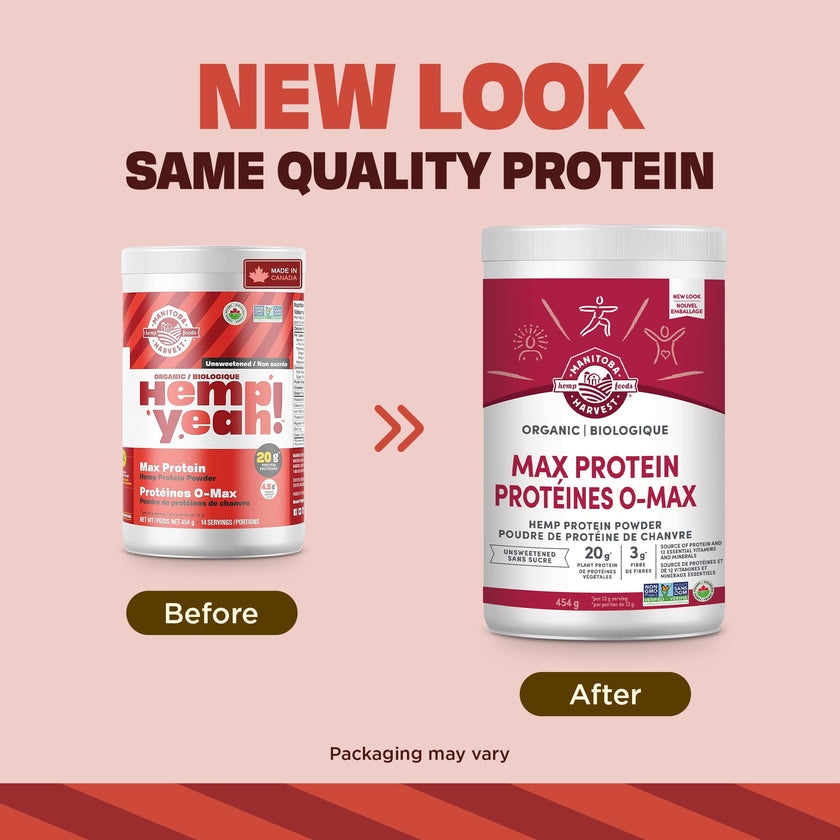 Manitoba Harvest Organic Max Protein Powder, Unsweetened, 454 g 🍁 All In One Marketplace Canada