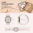 aeac Smart Watch for Women, AMOLED Ultra-Clear Screen Activity Trackers with Heart Rate/Sleep/SpO2 Monitor, Waterproof Fitness Smartwatch for iPhone/Samsung/Android（Pink Gold） 🍁 All In One Marketplace Canada