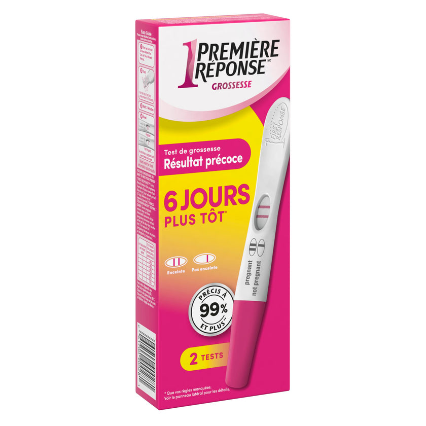 First Response Early Result - Pregnancy Test Kit - Detect Pregnancy 6 Days Sooner Than Your Missed Period - Over 99% Accurate - Analog (2 Count) 🍁 All In One Marketplace Canada