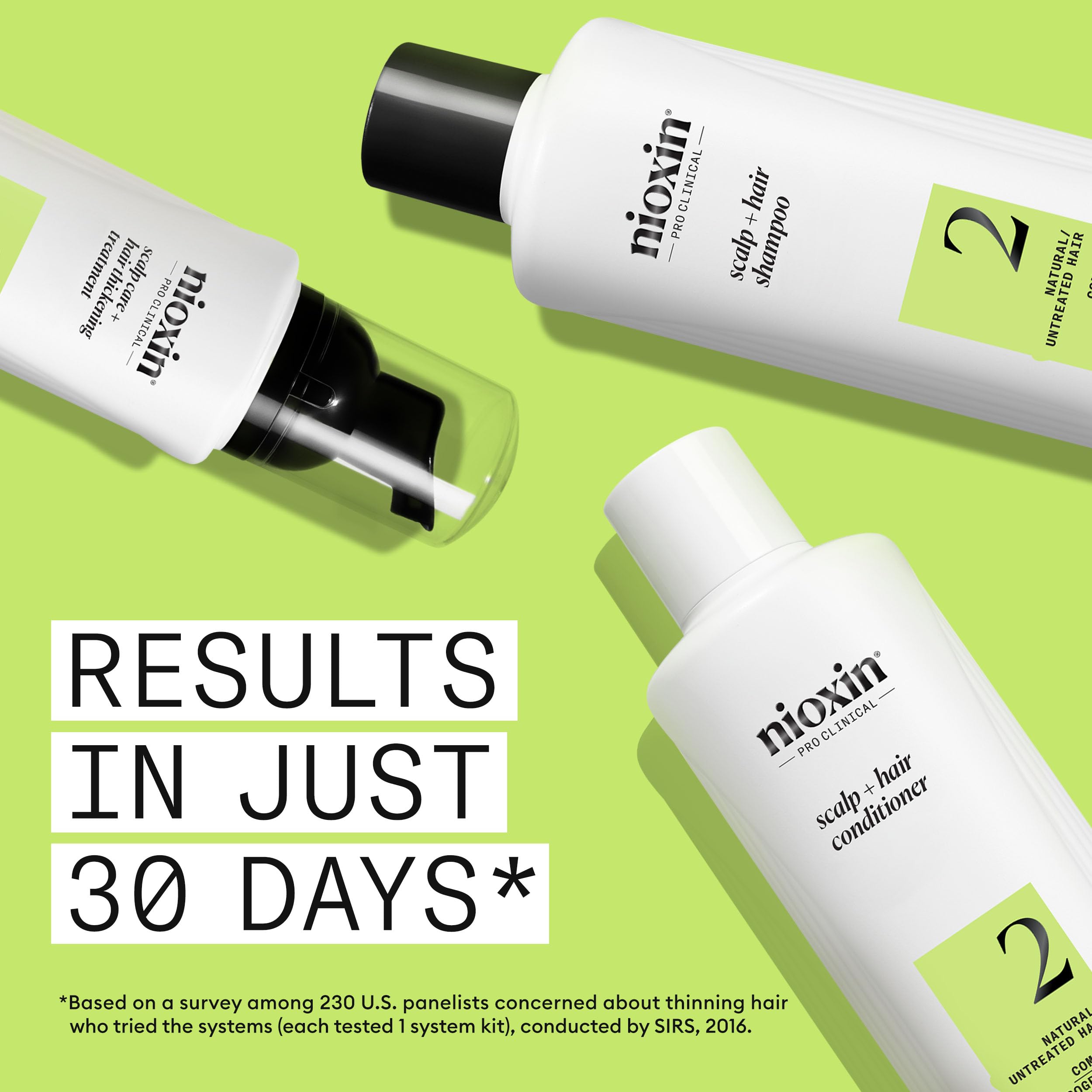 Nioxin Scalp + Hair Thickening System 2 - Hair Thickening System for Natural Hair with Progressed Thinning, Full Size (Packaging May Vary) 🍁 All In One Marketplace Canada