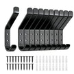 susswiff 10-Pack Coat Hook for Hanging, 10KG (Max), Stainless Wall Hooks for Towel, Hat, Backpack, Key, Clothes, Wall Mounted Coat Hanger for Closet, Black 10 CM 🍁 All In One Marketplace Canada