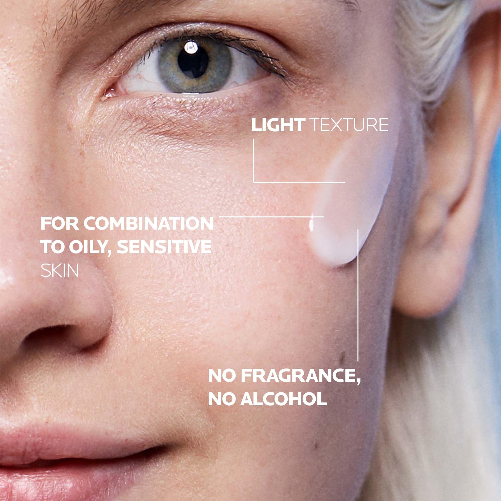 La Roche-Posay Face Moisturizer for Oily, Sensitive Skin, Toleriane Sensitive Fluid Hydrating Gel Cream with Niacinamide & Ceramides, Alcohol Free, Fragrance Free & Recommended by Dermatologists, 40mL 🍁 All In One Marketplace Canada