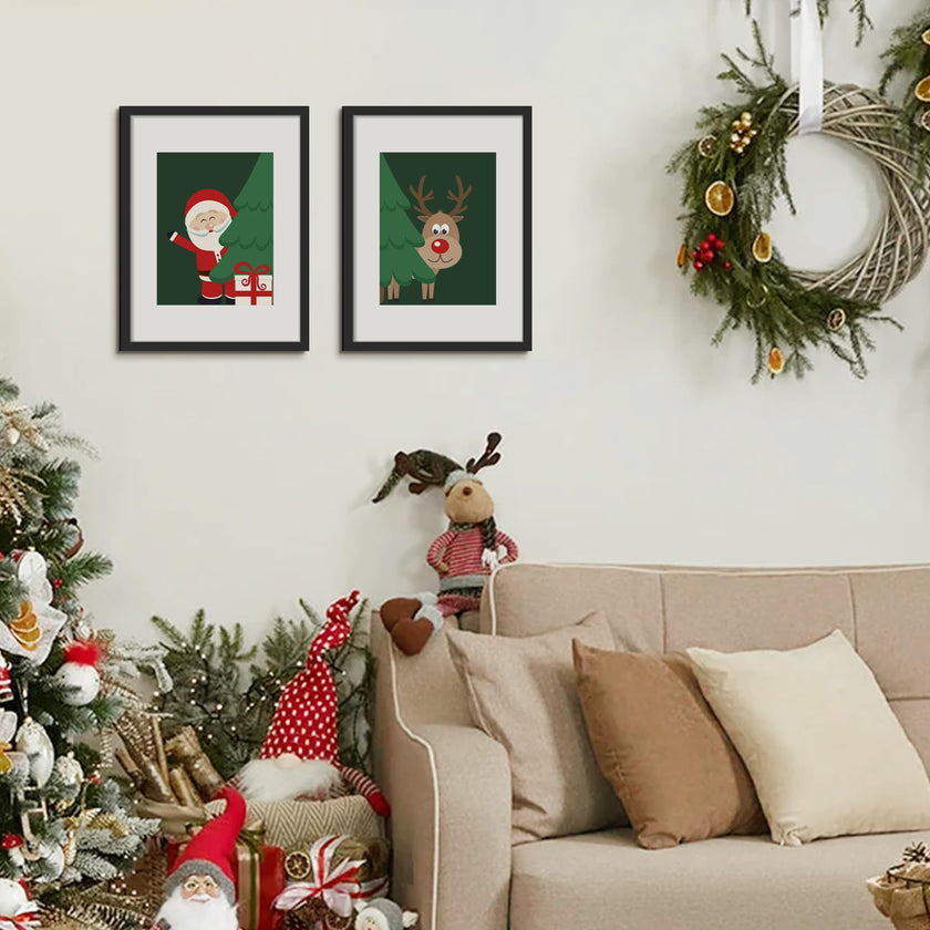 upsimples 12x16 Picture Frame, Display Pictures 8.5x11 with Mat or 12x16 Without Mat, Wall Hanging Photo Frames, Black 🍁 All In One Marketplace Canada