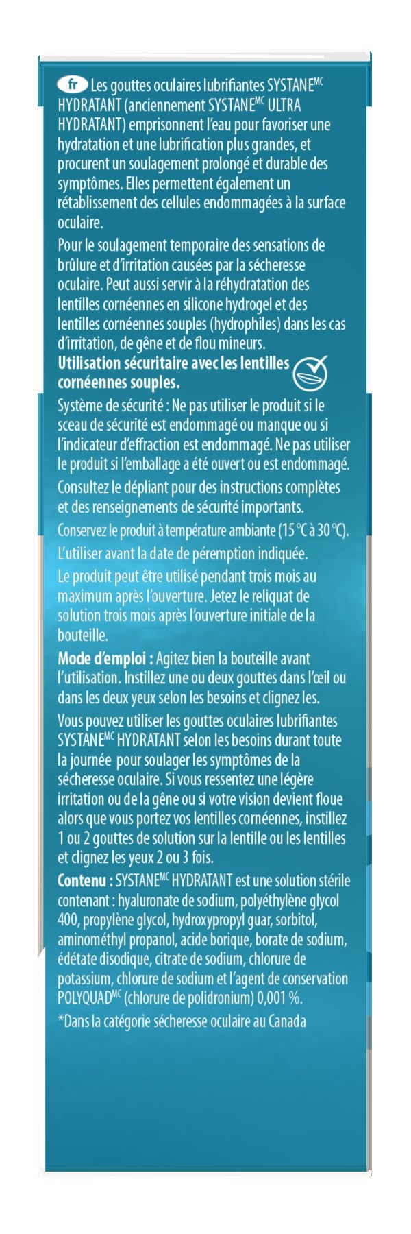 Systane Hydration Eye Drops for Eyes Long-Lasting dryness Relief, Hydrating Eye Drops Eye Relief from Extended Screen Time - 10mL x 2 🍁 All In One Marketplace Canada