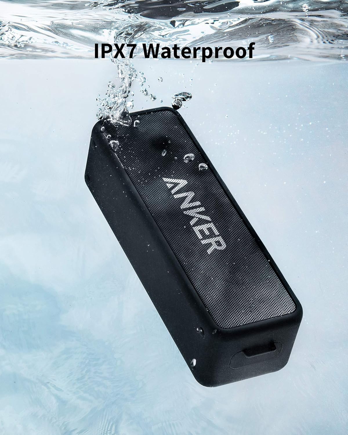 Anker Soundcore 2 Portable Bluetooth Speaker with 12W Stereo Sound, Bluetooth 5, Bassup, IPX7 Waterproof, 24-Hour Playtime, Wireless Stereo Pairing, Speaker for Home, Outdoors, Travel 🍁 All In One Marketplace Canada
