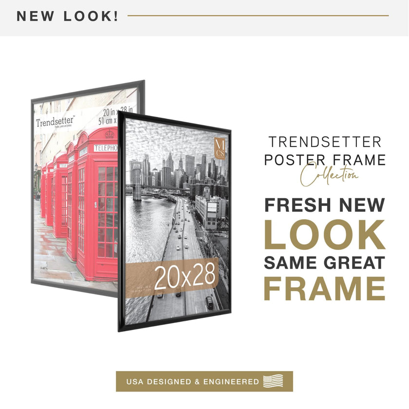 MCS Trendsetter Poster Frame, 20 X 28-Inch, Black 🍁 All In One Marketplace Canada