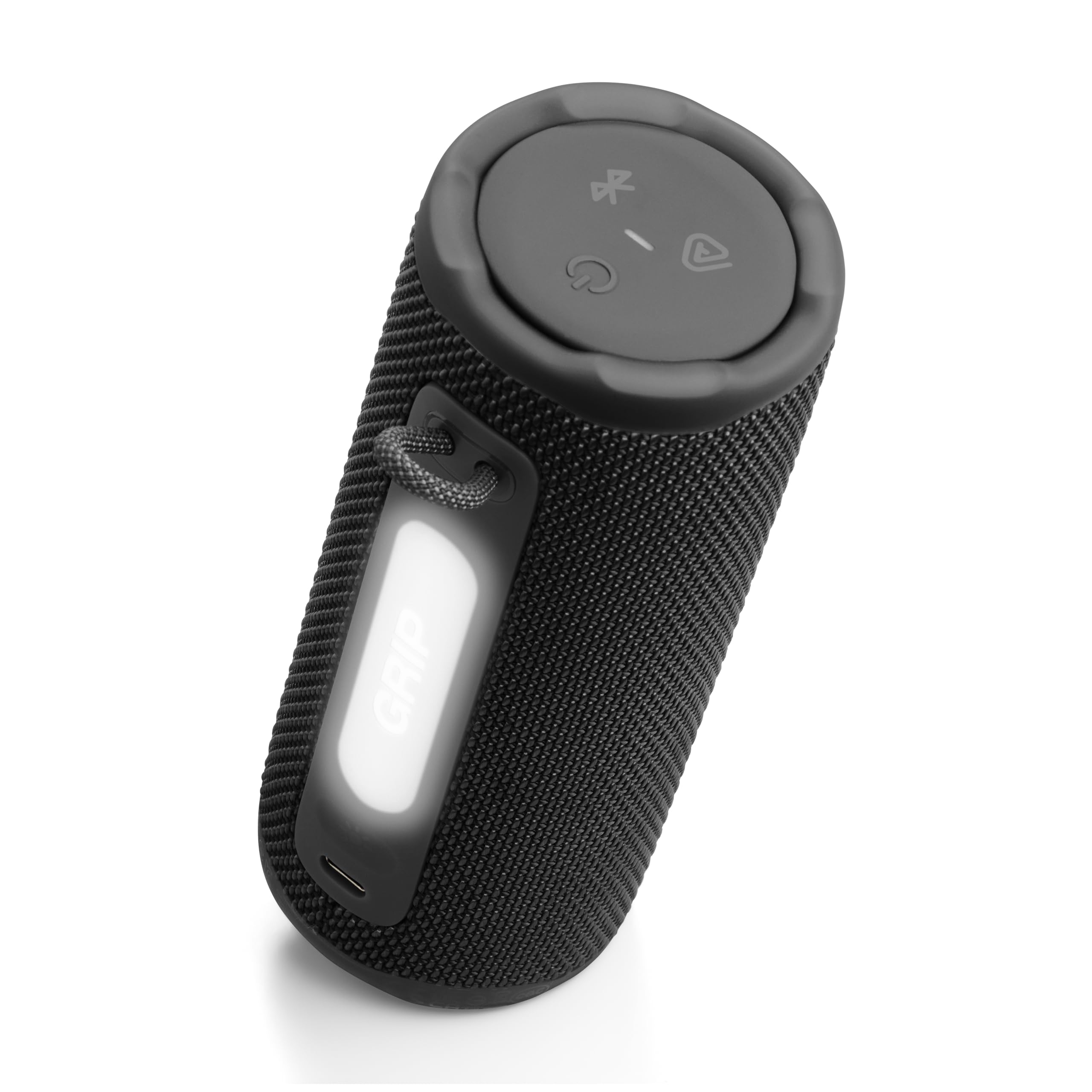 JBL Grip - Compact Bluetooth Speaker with Bold JBL Pro Sound and Ambient Light, up to 14 Hours of Playtime, Water, Dust and Drop-Proof (IP68), & Multi-Speaker Connection with Auracast (Black) 🍁 All In One Marketplace Canada