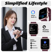 Smart Watch for Men Women with Bluetooth Call, Alexa Built-in, Heart Rate & Sleep Monitor, 1.83