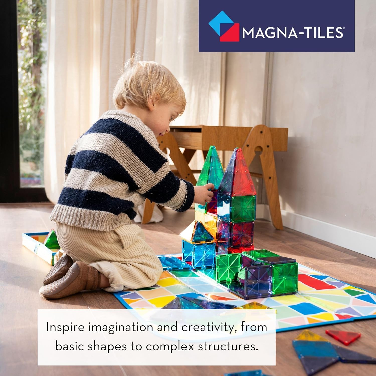 Magna-Tiles 04300 Clear Colors 100 Piece Set by Valtech since 1997 🍁 All In One Marketplace Canada