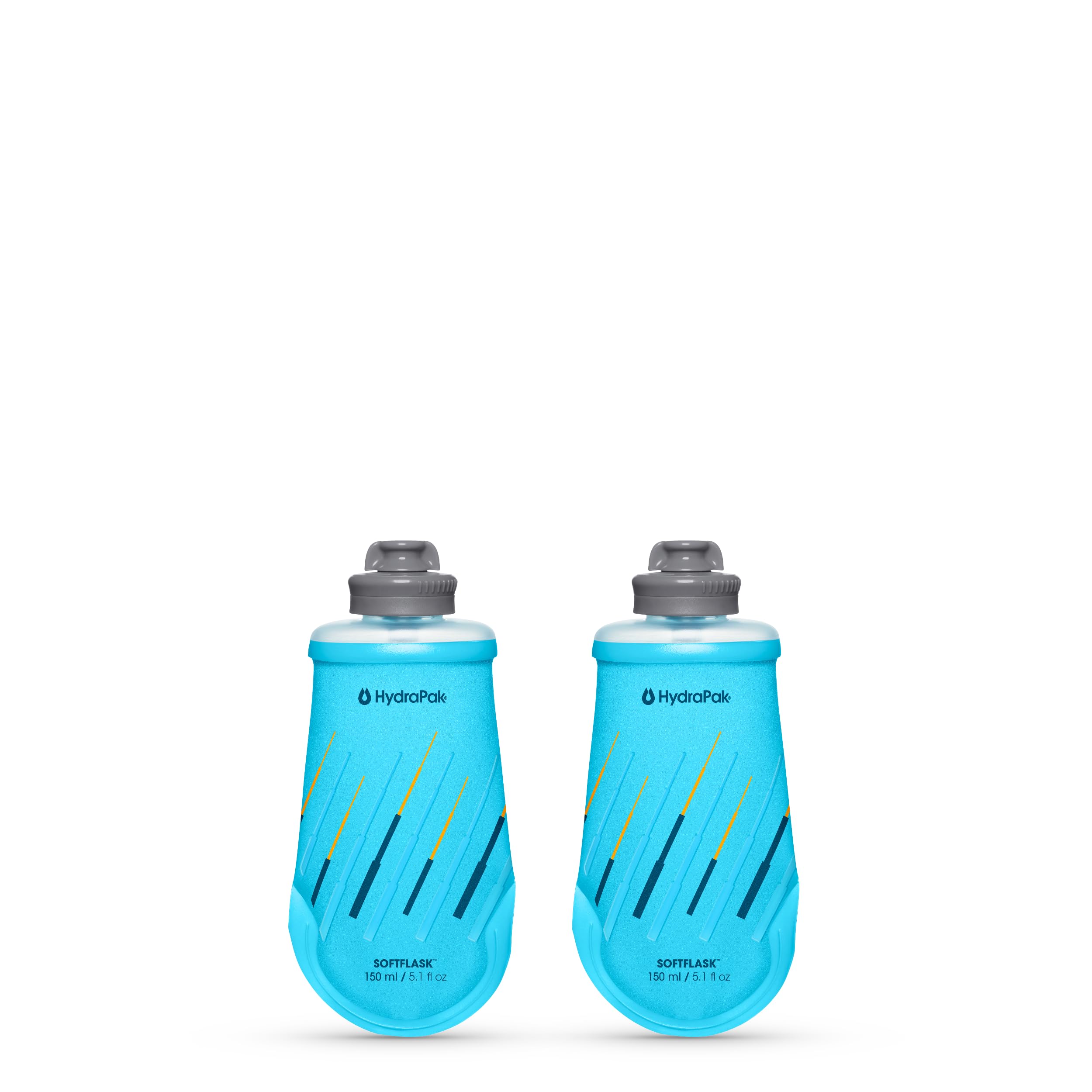 HydraPak SoftFlask Collapsible Nutrition Flask 2-Pack (150ml, Malibu) 🍁 All In One Marketplace Canada