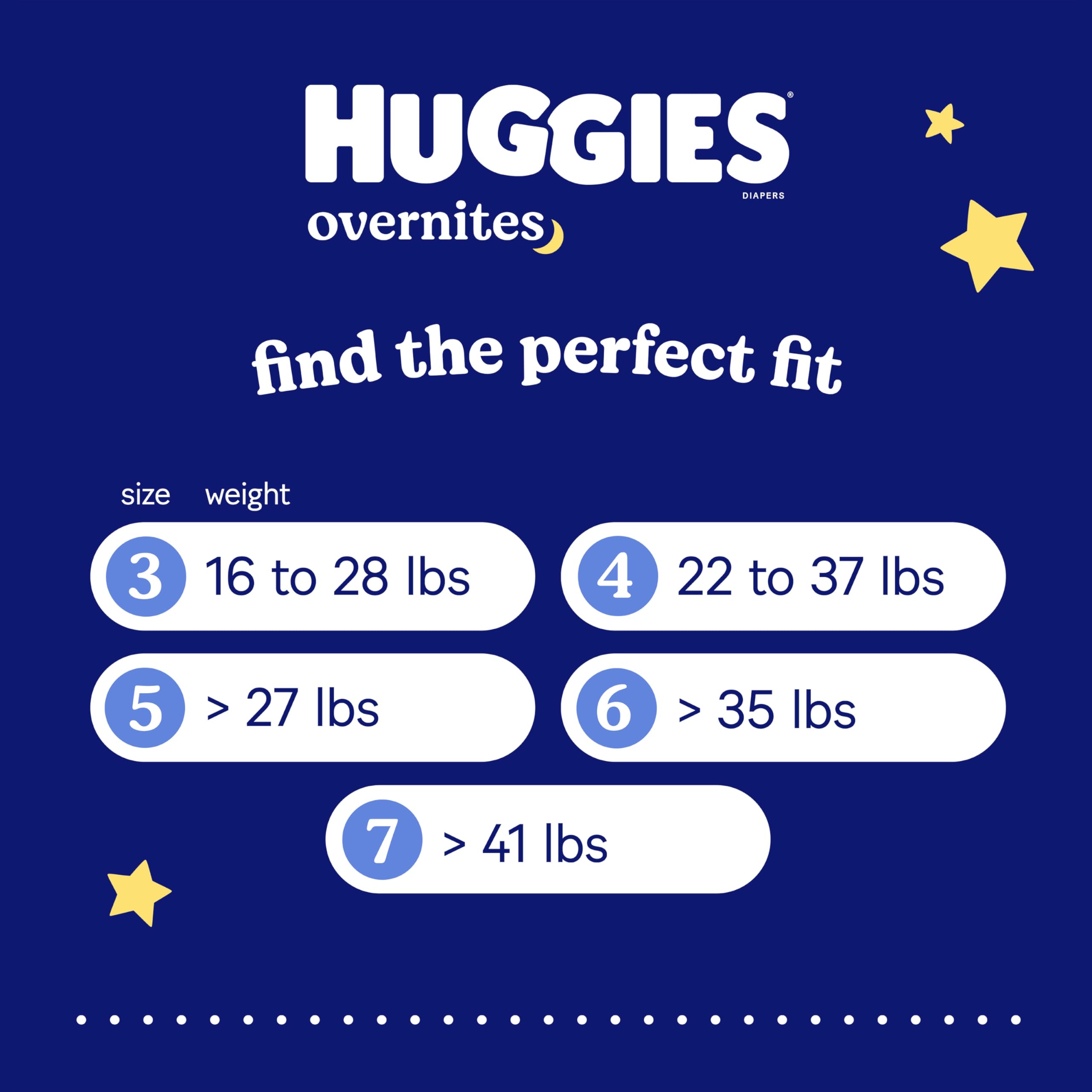 Huggies Overnites Size 7 Overnight Diapers (41+ lbs), 36 Ct 🍁 All In One Marketplace Canada