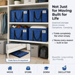ClearSpace Heavy Duty Storage Bag - Large Moving Boxes with Backpack Straps, Zippers & Handles - Perfect for Traveling, Camping, Christmas Decorations, 4 Pack 🍁 All In One Marketplace Canada
