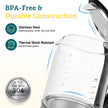 Cosori Electric Kettle, 6 Temperature Presets, 1.7L Glass Tea Kettle, Black 🍁 All In One Marketplace Canada