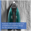Rowenta Pro Master Stainless Steel Soleplate Steam Iron for Clothes, 1775 Watts, 210 g/min, 400 Microsteam Holes, Anti-Drip, Auto Shutoff, Powerful Steam, DW8360, Black & Blue 🍁 All In One Marketplace Canada