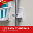 Command Broom and Mop Grippers Wall Hook, Damage Free Hanging Wall Mount Broom and Mop Holder, No Tools Household Cleaning Organizer for Living Spaces, 2 Hangers and 4 Command Strips 🍁 All In One Marketplace Canada
