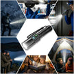 Rechargeable Flashlight 2 Pack, 990000 High Lumens LED Flash Light, Brightest Zoomable Lampe with LCD Digital Display, 5Modes Super Bright Flashlights, Powerful Tactical Flashlight for Outdoor, Gift 🍁 All In One Marketplace Canada