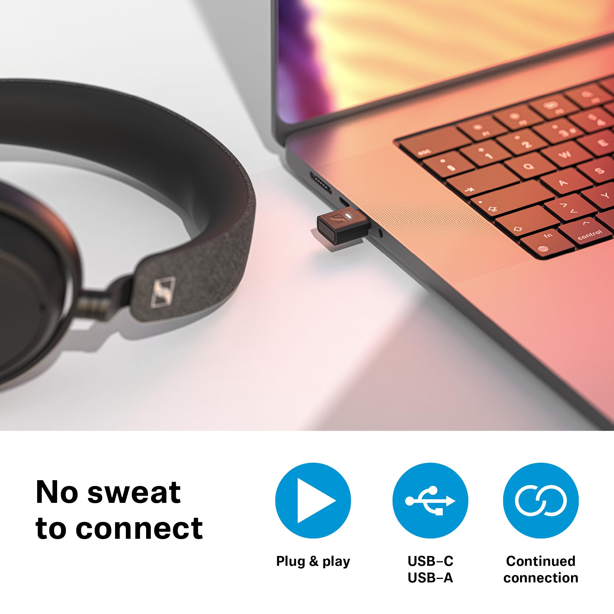 Sennheiser BTD 700 Dongle, Auracast, Low Latency, Bluetooth, USB-C, USB -A 🍁 All In One Marketplace Canada